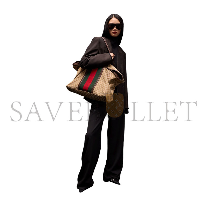 Gvc*1 GG DUFFLE BAG WITH WEB 874979 (47*45*20cm)